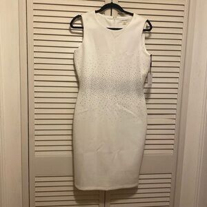 White cocktail dress